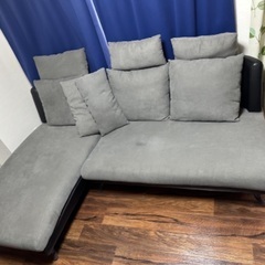 愛品館 江戸川店】ROOM DECO 本革 2.5人掛けソファ ID：156-008717-007