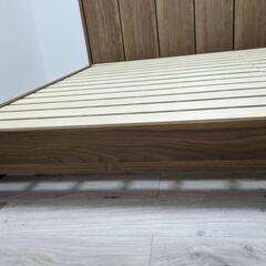 ダブルベッド・美品・フレーム・マットレス