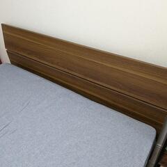 ダブルベッド・美品・フレーム・マットレス