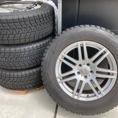 265/60R18 4本 スタッドレスタイヤ ホイール付 5穴 8.5J×18屋内保管 