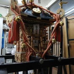 子供神輿一尺三寸台輪 宮大工制作品 祭礼やイベント用として