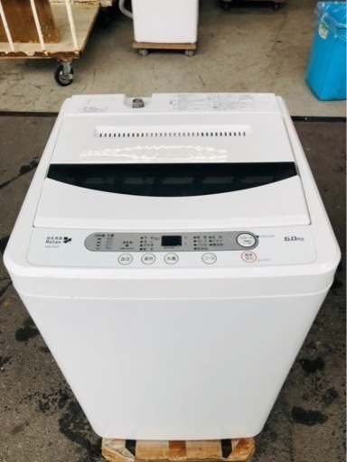 配送無料可能　2018年ヤマダ電機オリジナル　全自動電気洗濯機　(6.0kg) HerbRelax YWM-T60A1