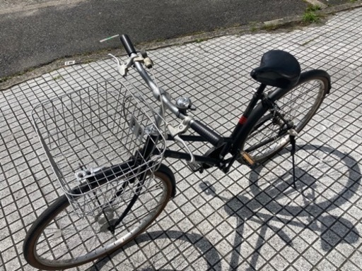 26インチ自転車】内装3段変速 オートライト付き カゴ、鍵新品