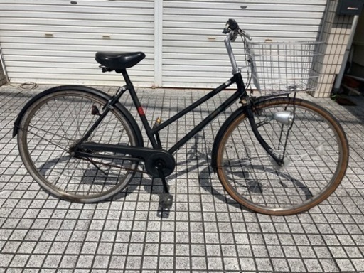 26インチ自転車】内装3段変速 オートライト付き カゴ、鍵新品