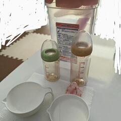 【お値下げしました】哺乳瓶消毒ケース　哺乳瓶　離乳食作り用すり鉢