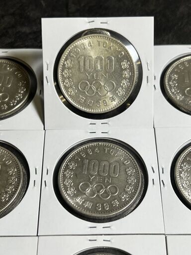 1964年 東京オリンピック記念 1000円銀貨 10枚セット 即納 - その他 