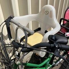 自転車　ベビーシート　前付け