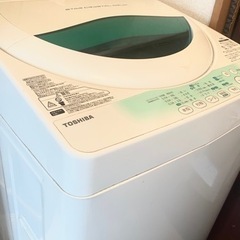 洗濯機　東芝　風乾燥機能付き　5kg