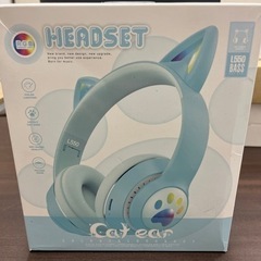 L550BASS ヘッドセット Bluetoothイヤホン 猫耳...