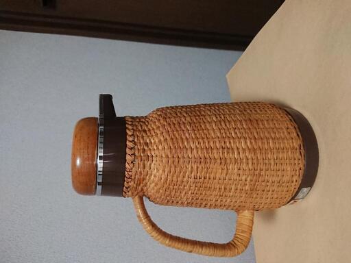 タイガー魔法瓶  籐ポット 1L        昭和レトロ