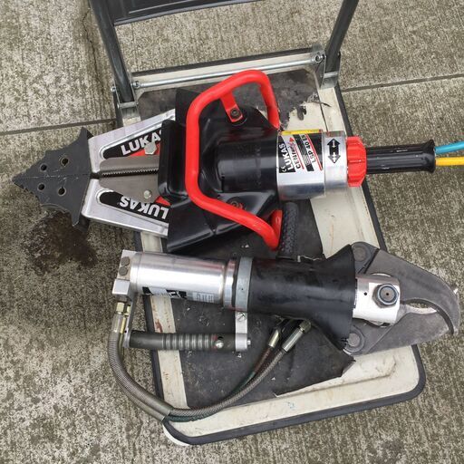 動作OK】【店頭引取限定】LUKAS パワーユニット レスキュー 大型油圧