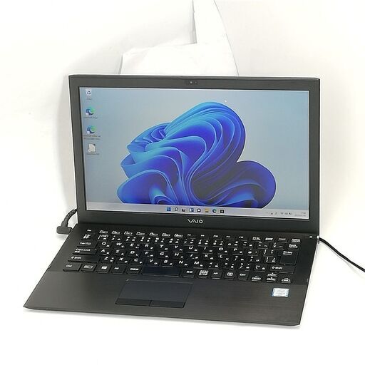 送料無料 13.3型 ノートパソコン SONY VJS131C11N 中古良品 第6世代 Core i5 8GB 高速SSD 無線 Bluetooth Webカメラ Windows11 Office