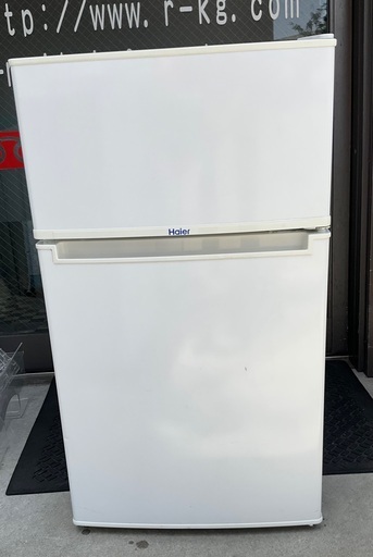 【RKGRE-178】特価！ハイアール/85L 2ドア冷凍冷蔵庫/JR-N85A/中古品/2017年製/当社より近隣無料配達！
