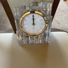 SEIKO  ガラス置き時計
