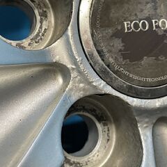 BS BRIDGESTONE ECO FORME CRS15 エコフォルム 17インチ 4本 7J5HPCD100+50 トヨタ純正ナット必須 プリウス等　(KH26) クレジットカード QRコード決済可能
