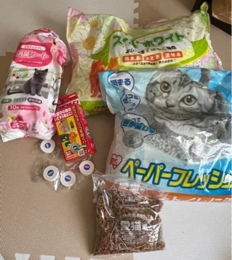 猫砂 餌 色々