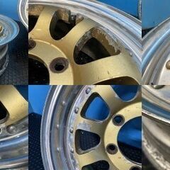 WORK Crag ワーク クラッグ 社外ホイール 15インチ 4本 6J6HPCD139.7約 