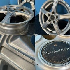 BS BALMINUM バルミナ 社外ホイール 16インチ 4本 6.5J5HPCD114.3+46 RVR グランディス等 (VHD118) クレジットカード QR決済可能 BS BRIDGESTONE BALMINUM VR5 バルミナ 16インチ 4本 6.5J5HPCD114.3+