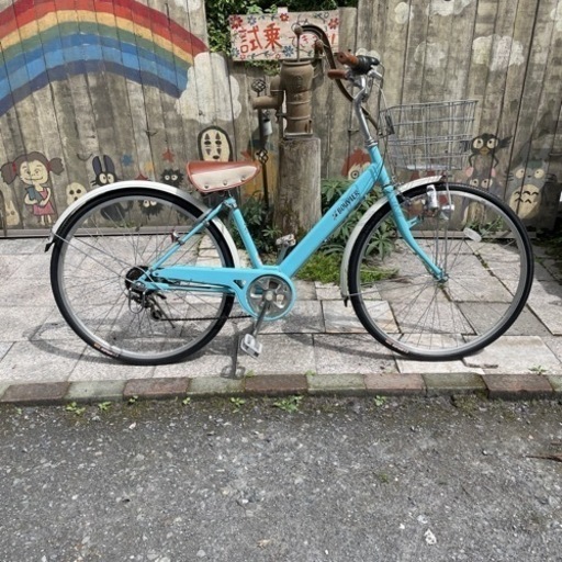 【3550】シティ　26インチ　前後タイヤ新品　10,500円（防犯・税込）