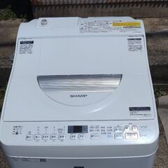 シャープ 洗濯機 ES-T5E5-KW 2018年製 中古品