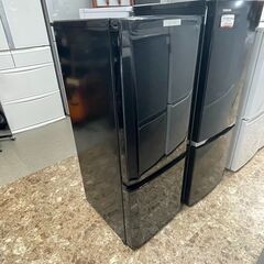 三菱ノンフロン冷凍冷蔵庫　MR-P15A-B　2017年製　146L　☆A6 中古 146L 2ドア冷蔵庫 ブラック 三菱電機 MR-P15A-B 2017年製