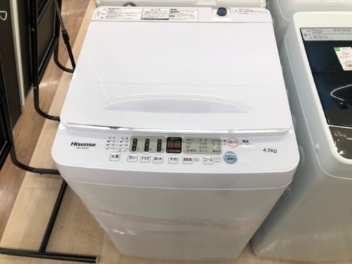 Hisenseの全自動洗濯機