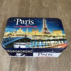 フランス　パリ　お菓子缶　空き缶　空き箱