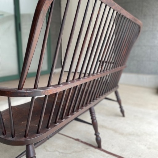 松本民芸家具 #513 長ウィンザーチェア 和モダン ベンチ 三人掛 松本民芸家具 #513 長ウィンザーチェア 和モダン ベンチ 三人掛