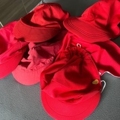 赤白帽　色々
