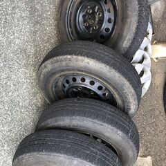 引き取り限定　155/80R13 79S　鉄ホイール　ラジアルタ...