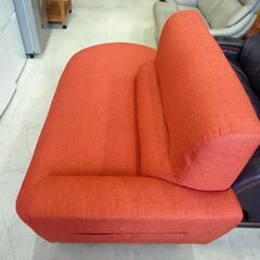 ソファ 2人掛け オレンジ 布 ソファー 長椅子 長イス 中古 札幌市東区 