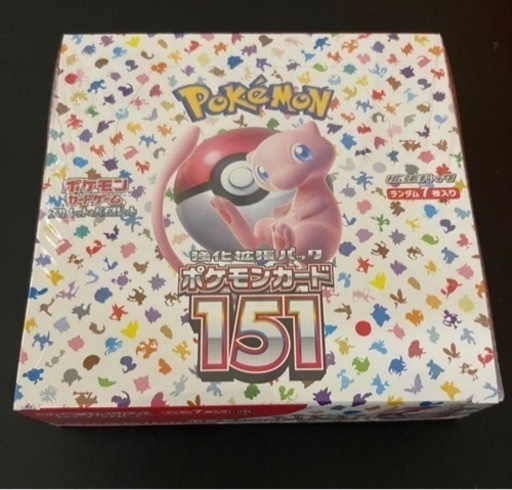 ポケモンカード　151 box シュリンク付き