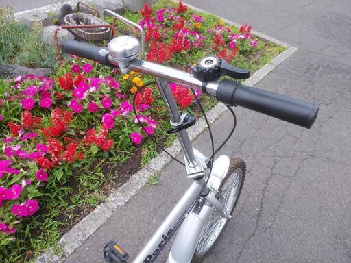 防犯登録料込み。札幌市内配達無料！中古折りたたみ自転車 ハマー。