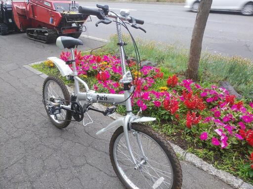 決まりました！防犯登録料込み。札幌市内配達無料中古Jeep折りたたみ20を