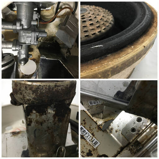 サンタ ut9/32 ガスロースター 七輪 網焼き 都市ガス 焼き台 コンロ 引き下げ品 焼肉屋 NK-Ⅲ-N サンタ株式会社 ※網無○〇 - その他
