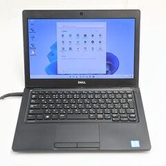 送料無料 保証付 SSD 12.5型 ノートパソコン DELL Latitude 5280 中古良品 第7世代 Core i5 8GB 無線  Bluetooth カメラ Windows11 Office - ノートパソコン