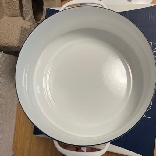 DANSK ダンスク コベンスタイル 両手鍋 ホワイト 2QT 未使用 まもなく終了】DANSK/ダンスク/コベンスタイル2/両手鍋23cm（白