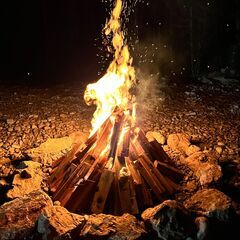 【大自然】みんなでキャンプファイヤー＆花火を楽しみませんか？