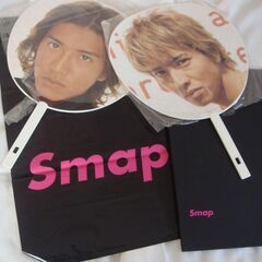 2001年 SMAPライブツアー写真集　木村拓哉　うちわ2点　シ...