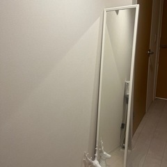 IKEA 全身鏡　ホワイト　フラークナン
