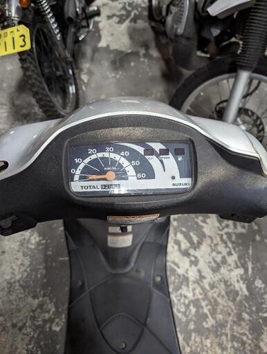 レッツ2 スズキ 原付 実働車 リアタイヤ新品 シート交換予定 福岡市内