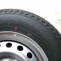 新車外し！ダイハツ ハイゼット 純正 12インチスチールホイール タイヤセット 軽トラ 