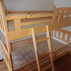 木製　2段ベッド