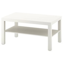 【取引中】IKEA LACKコーヒーテーブル, ホワイト, 90...