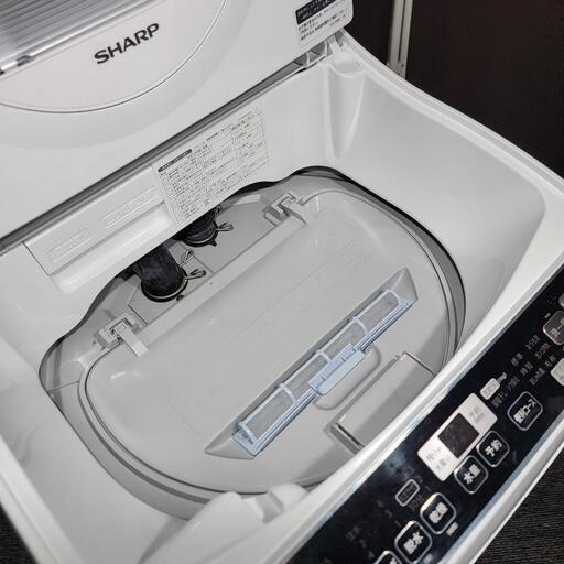 ‍♂️売約済み❌3697‼️お届け\u0026設置は全て0円‼️ヒーター乾燥つき✨最新2018年製✨SHARP 乾燥機能付き 5.5kg/3.5kg 全自動洗濯機