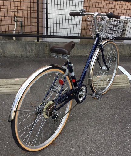 整備済・美品車＞PayPay可◉シティサイクル・27インチ自転車・シマノ 