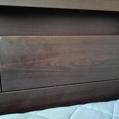 ニトリ　ダブルベッド　グラン　二層ポケットコイルマットレス付