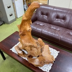 値下げしました‼️】天然木 鑑賞木 台座付き（特大、最長83㎝）