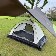 キャンプ用品　コールマンテント　ツーリングドームLX   タープ　ヘキサライト2