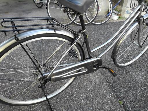 中古自転車2996 前後タイヤ新品！ 27インチ ギヤなし